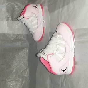 Kids Pink Jordan Shoes 